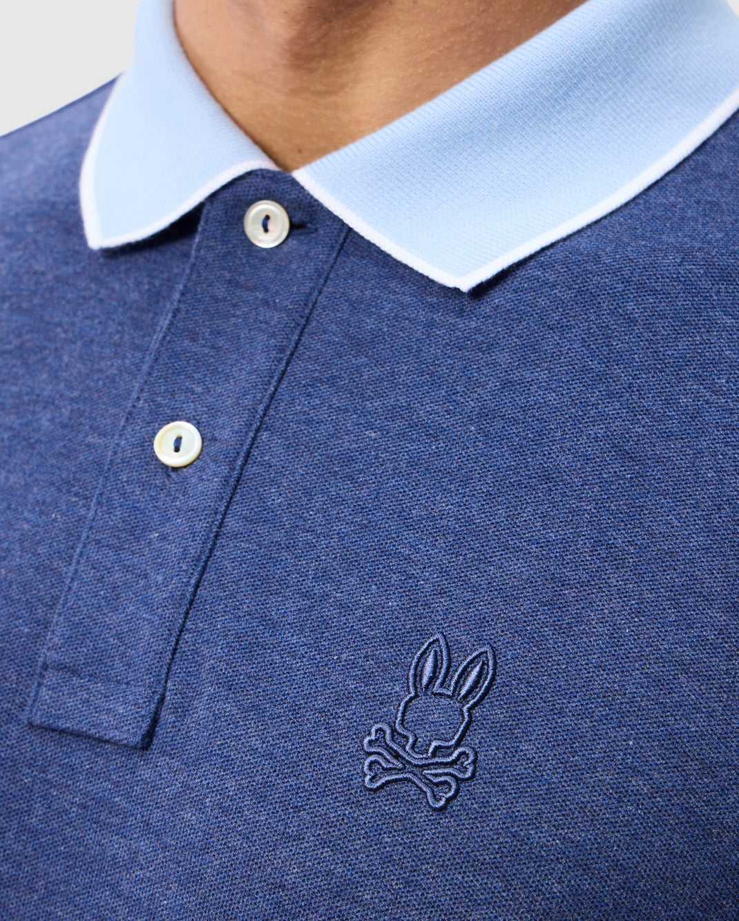 Polos Psycho Bunny Windcrest Pique Polo Shirt Bleu Homme | FIV-93293840